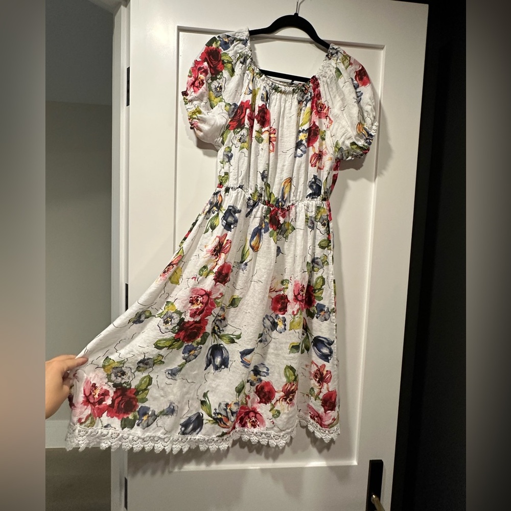 FINAL SALE! Linen Dress Elena Baldy , made in Italy